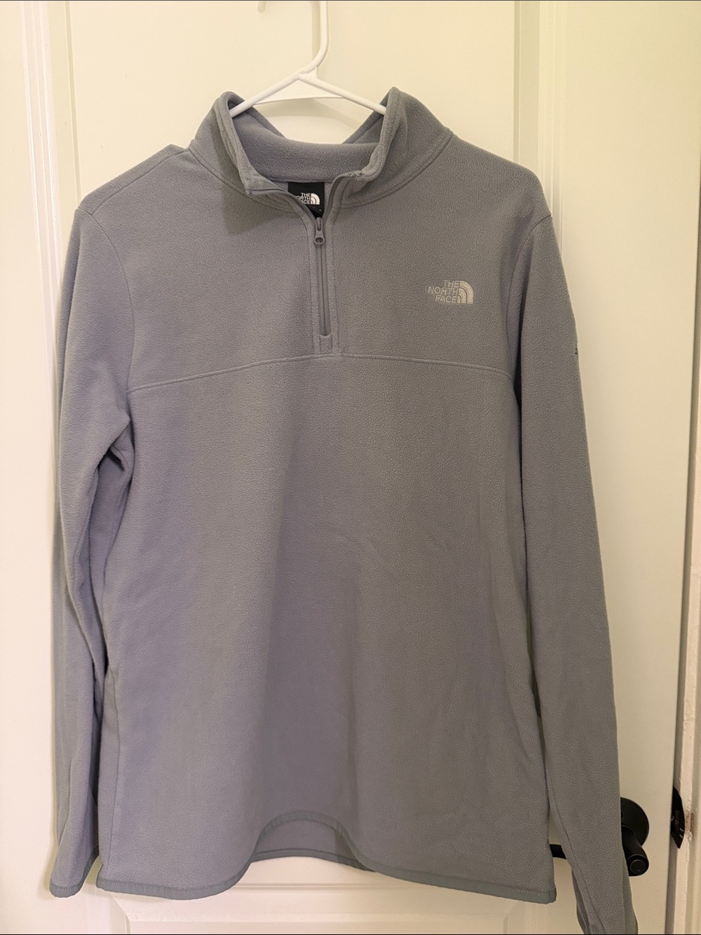 The North Face Gray Quarter-Zip Fleece Pullover WITH Beaver Creek Logo